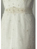 Ivory Beaded Tulle Wedding Dress Luxury Bridal Gown